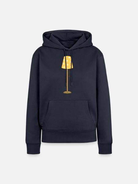 Lampe - Frauen Premium Bio Hoodie - Navy