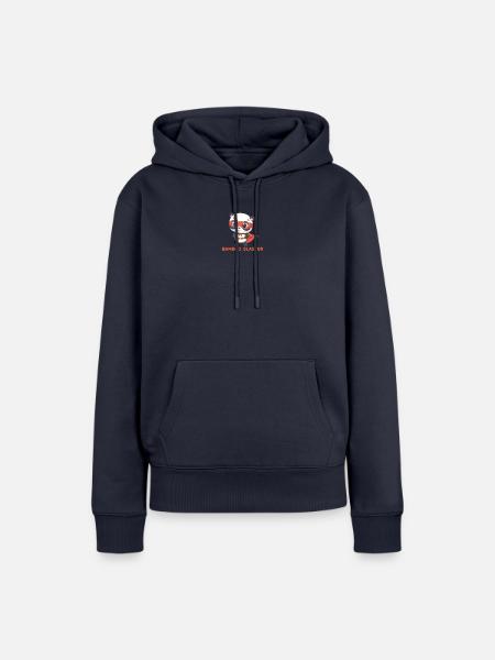 BAMBUS-BLASTER - Frauen Premium Bio Hoodie - Navy