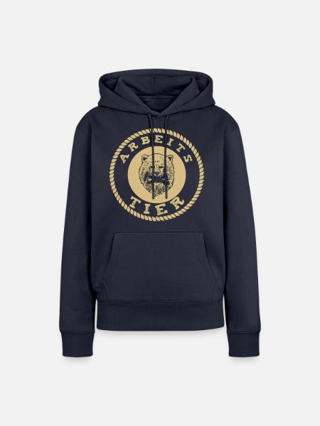 Arbeitstier Werkzeug - Frauen Premium Bio Hoodie - Navy