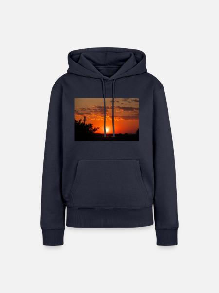 Sonnenaufgang - Frauen Premium Bio Hoodie - Navy