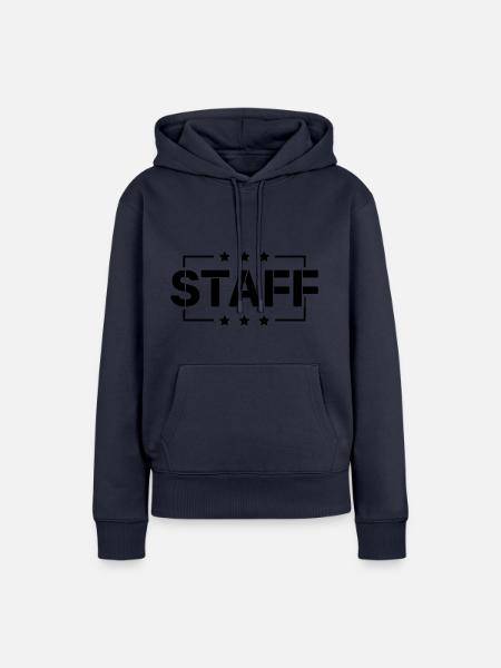 staff - Frauen Premium Bio Hoodie - Navy