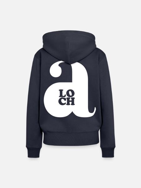 Arschloch - Frauen Premium Bio Hoodie - Navy