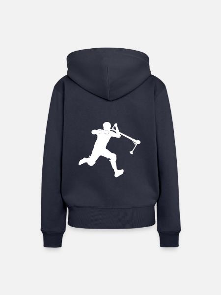 Kickless 2 - Frauen Premium Bio Hoodie - Navy