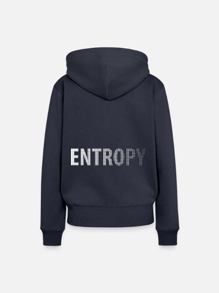Entropie passiert Geschenk - Frauen Premium Bio Hoodie - Navy