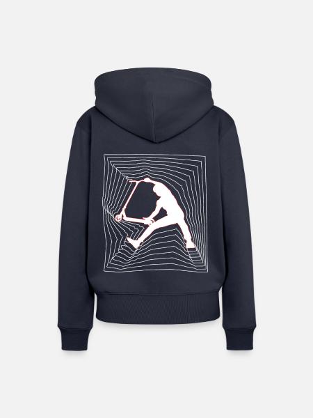 Fingerwhip 6 - Frauen Premium Bio Hoodie - Navy