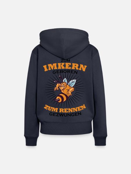 Imker - Frauen Premium Bio Hoodie - Navy