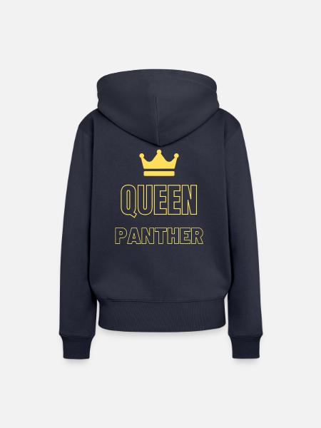 KÖNIGIN PANTHER WAKANDA - Frauen Premium Bio Hoodie - Navy