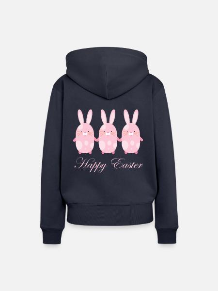 Easter - Frauen Premium Bio Hoodie - Navy