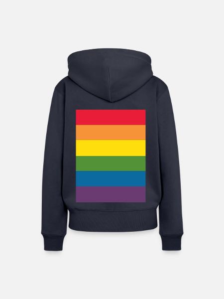 Einfach stolz und stolz - Frauen Premium Bio Hoodie - Navy