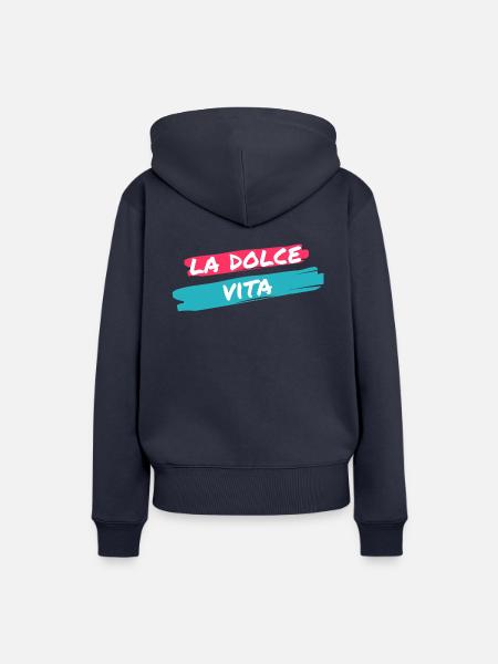 DAS GUTE LEBEN - Frauen Premium Bio Hoodie - Navy