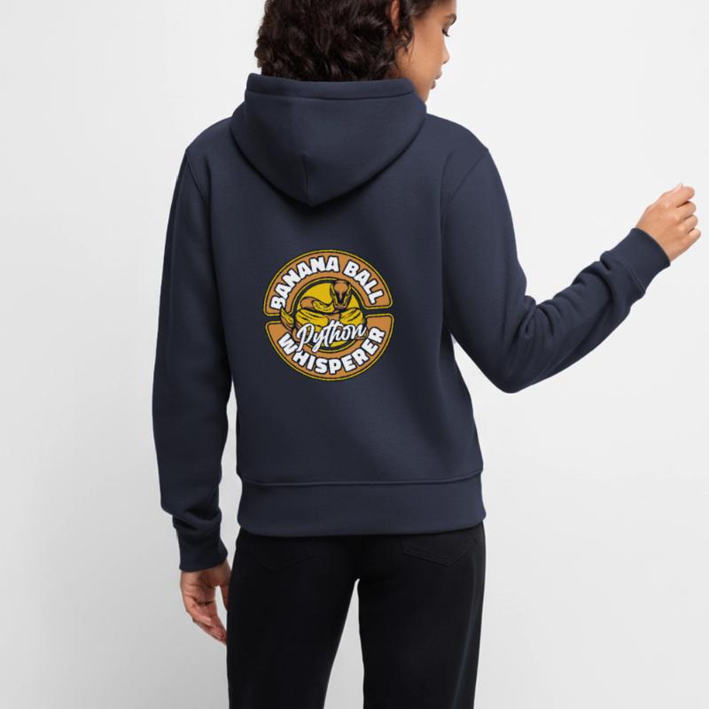 Boule de banane Python Chuchoter Python Boule de banane Sweat à capuche Premium bio Femme