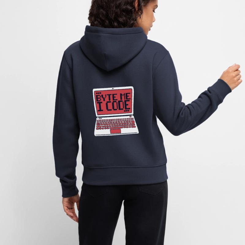Byte Me I Code Developer Softwareentwickler Frauen Premium Bio Hoodie