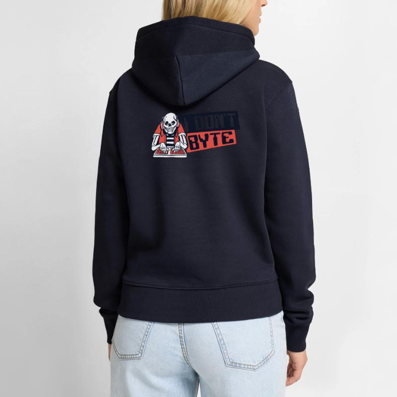 I Don't Byte Software Engineer Developer Coder Women’s Premium Organic Hoodie