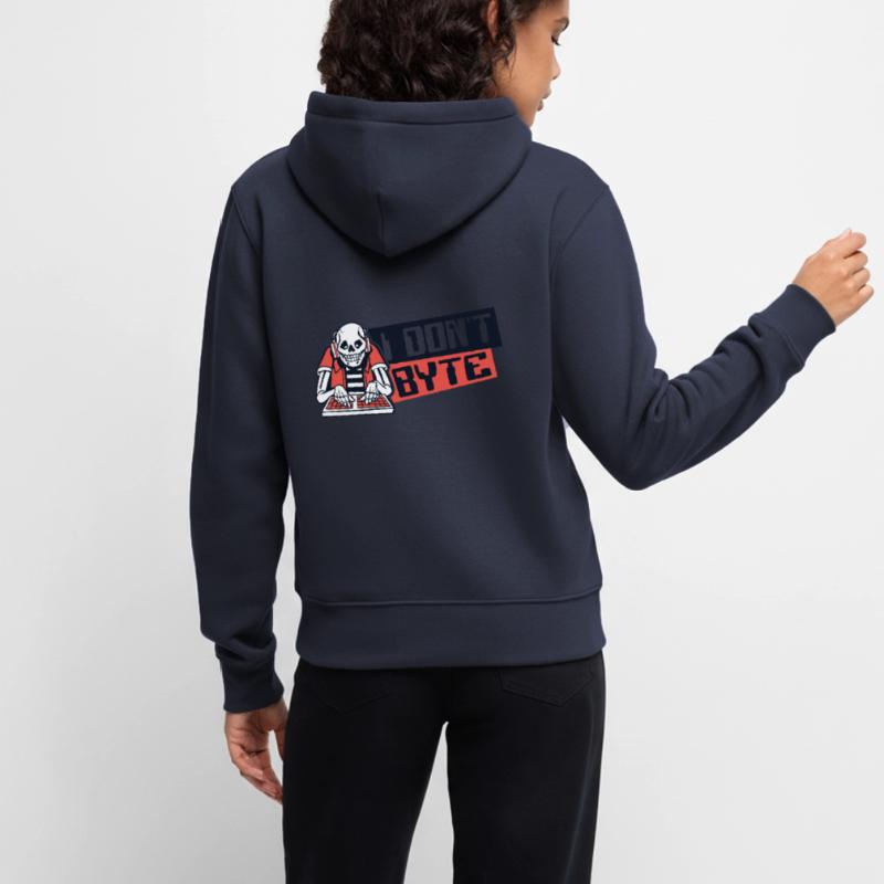 I Don't Byte Software Engineer Developer Coder Women’s Premium Organic Hoodie