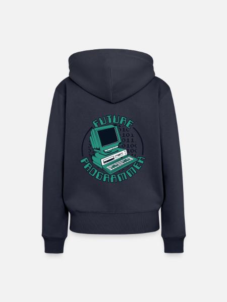 Future Programmer Softwareingenieur Developer - Frauen Premium Bio Hoodie - Navy