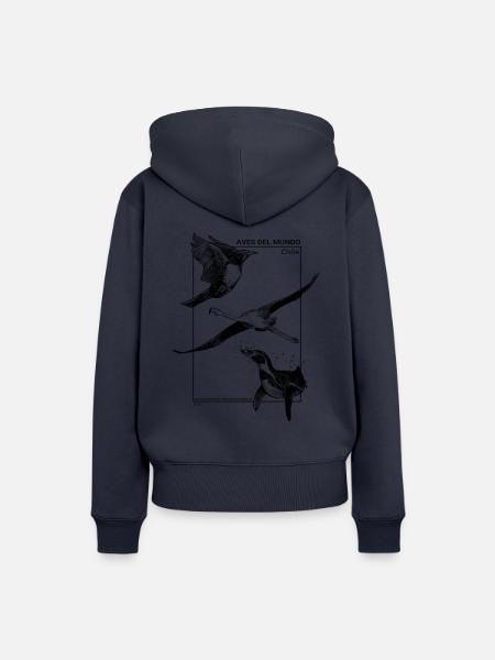 ADM CHILE 01 - Frauen Premium Bio Hoodie - Navy