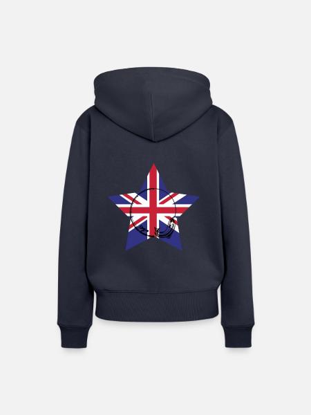 Hobby Greatbrucking Angeln - Frauen Premium Bio Hoodie - Navy