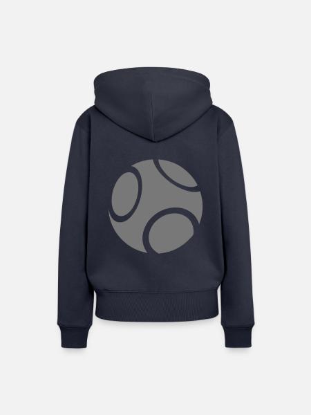 Petanque-Ballspiele 11 - Frauen Premium Bio Hoodie - Navy