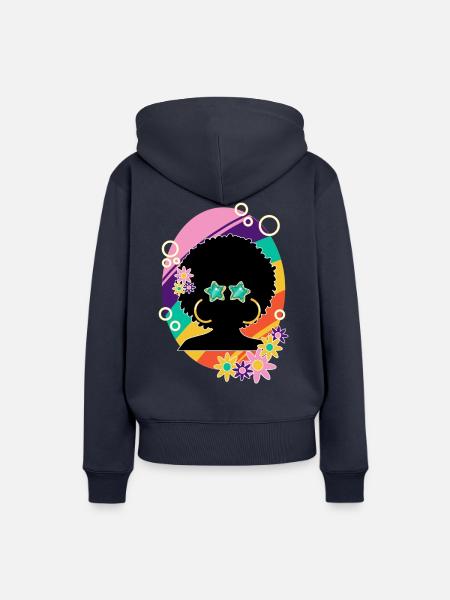 Die Seele von Disco 2 - Frauen Premium Bio Hoodie - Navy