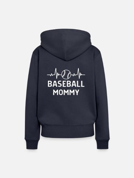 Baseball Spieler Baseball Sprüche Geschenk - Frauen Premium Bio Hoodie - Navy