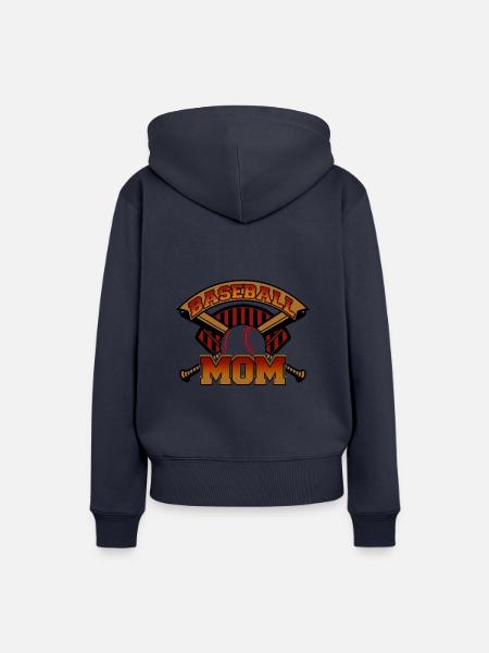 Baseball Mutter - Frauen Premium Bio Hoodie - Navy