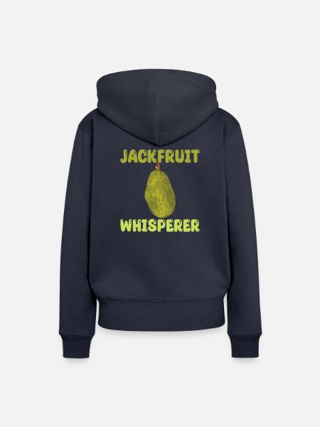 Jackfrucht Flüsterer - Frauen Premium Bio Hoodie - Navy