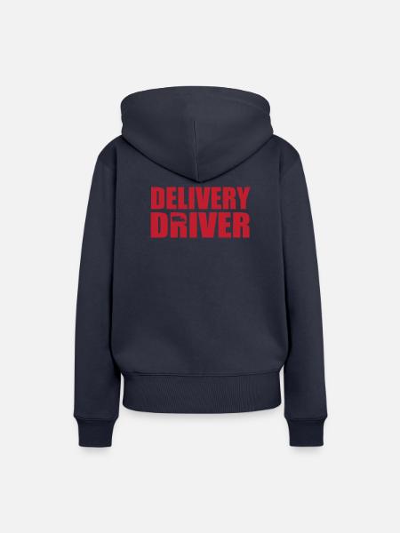 Lieferfahrer - Frauen Premium Bio Hoodie - Navy