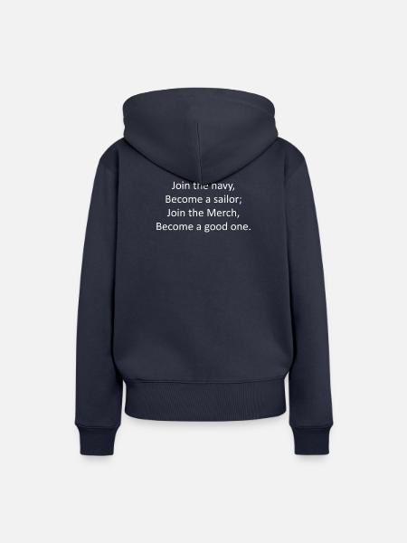 Merchant Navy Tee - Frauen Premium Bio Hoodie - Navy