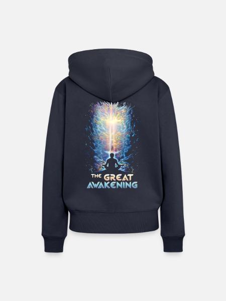 des spirituellen Bewusstseins. - Frauen Premium Bio Hoodie - Navy