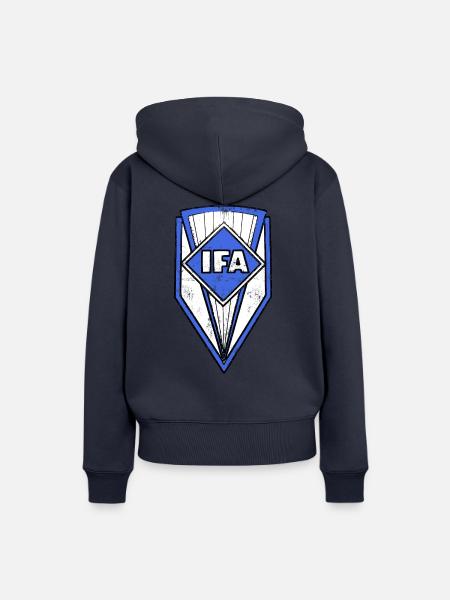 IFA mobile DDR Vintage Retro Classic Logo - Frauen Premium Bio Hoodie - Navy