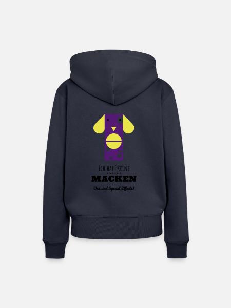 Tommy-hat-keine-Macken - Frauen Premium Bio Hoodie - Navy
