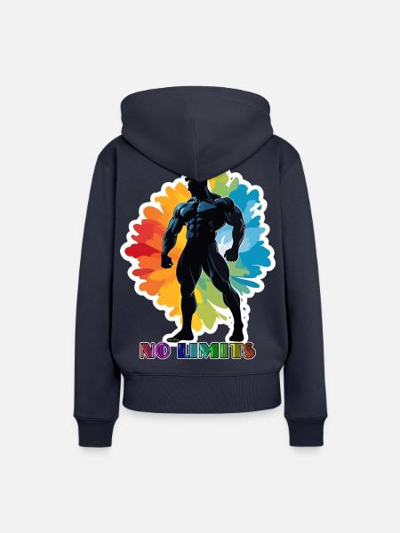 No Limits - Frauen Premium Bio Hoodie - Navy