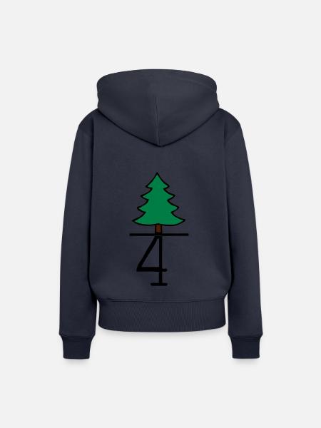 Waldviertel - Frauen Premium Bio Hoodie - Navy