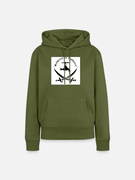 Schwerter zu Zapfhähnen - Frauen Premium Bio Hoodie - Khaki