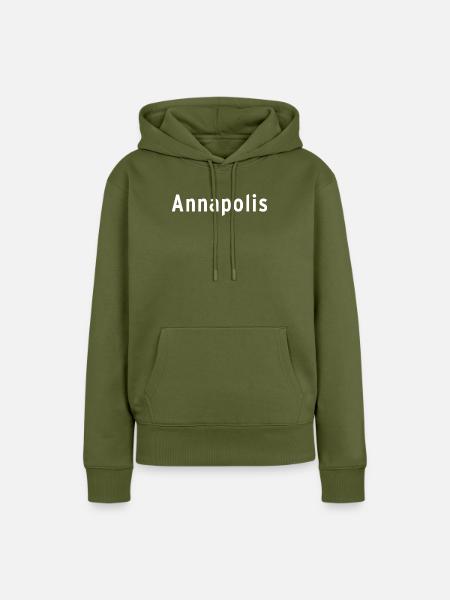 Annapolis - Frauen Premium Bio Hoodie - Khaki