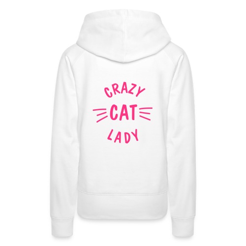 Vorschau: Crazy Cat Lady meow - Frauen Premium Hoodie