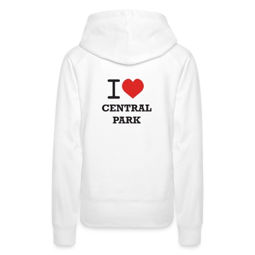 Huppari JCI ja I Love Central Park -logoilla - Naisten premium-huppari