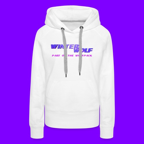 WINTERWOLF LOGO Part of The Wolfpack T-shirt - Vrouwen Premium hoodie