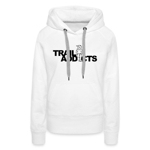 Trail addicts logo tshirt png - Vrouwen Premium hoodie