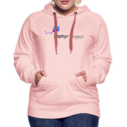 Zephyr Project Logo - Sudadera con capucha premium para mujer