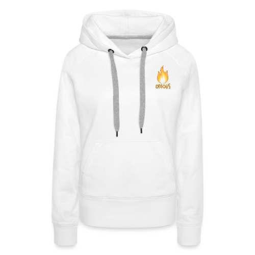 odious flame outlined - Vrouwen Premium hoodie