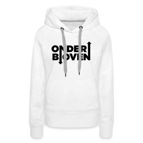 LOGO_ONDERBOVEN - Vrouwen Premium hoodie