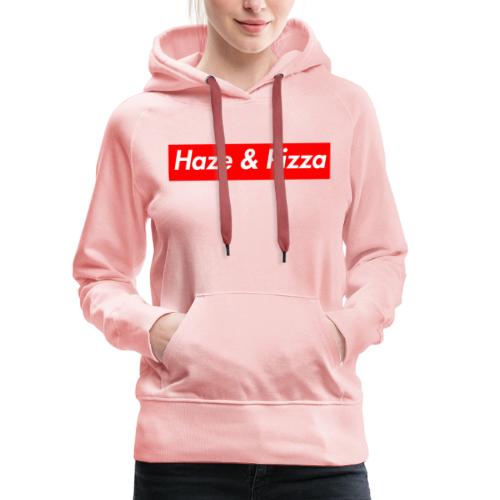 Haze & Pizza - Frauen Premium Hoodie