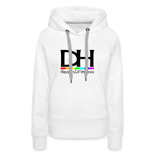 DH Health&Fitness Large logo - Women's Premium Hoodie