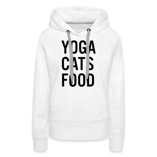 YOGA CATS FOOD LADIES ORGANIC T-SHIRT - Premiumluvtröja dam