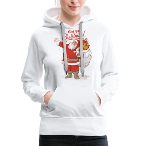 Kerstman met Cadeaus - Vrouwen Premium hoodie