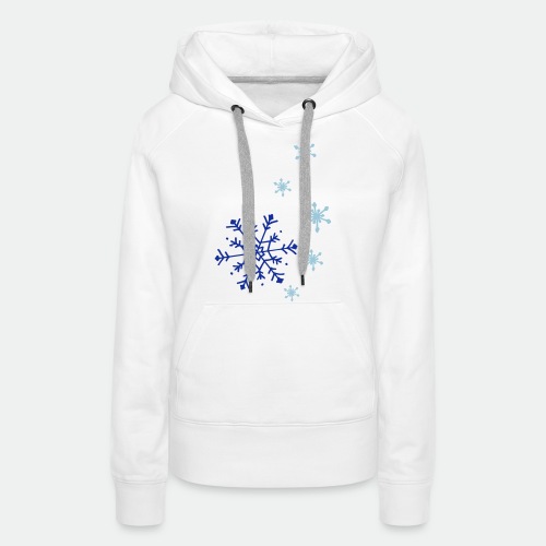 Snowflakes falling - Women's Premium Hoodie