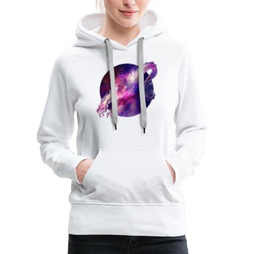 Galaxy Dragon - Sweat-shirt à capuche Premium Femme