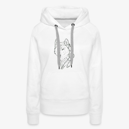 wolf - Vrouwen Premium hoodie