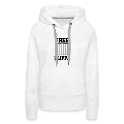 Free Flippa Zwart - Vrouwen Premium hoodie